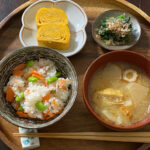 鮭と枝豆の混ぜご飯