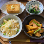 たけのこと鶏肉の煮物