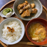 茄子と鶏肉の胡麻味噌和え